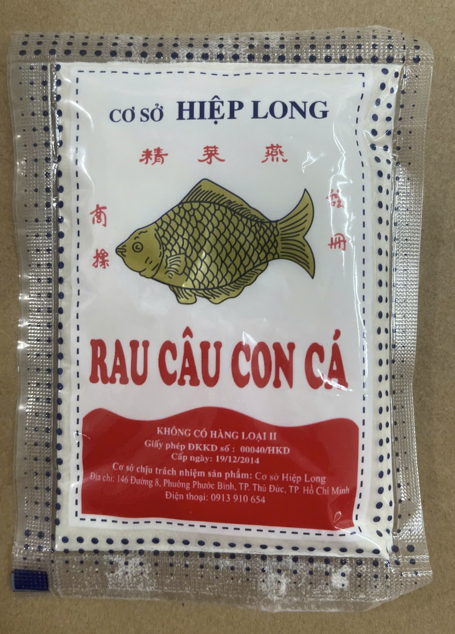 Bịch rau câu con cá Hiệp Long 25g